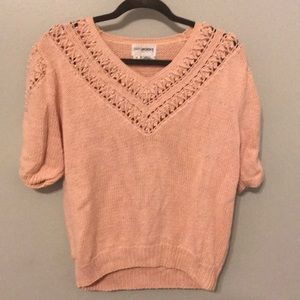 Vintage Light Pink Knit Sweater